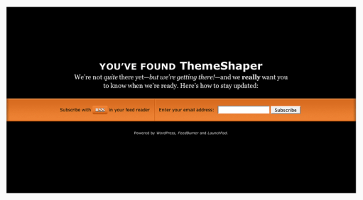 LaunchPad, The WordPress Domain Parking Theme