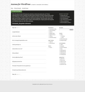 Give Acamas a custom look with a background pattern