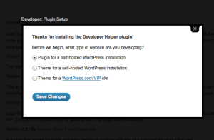 Developer Plugin Setup