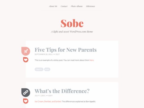 Sobe theme screenshot