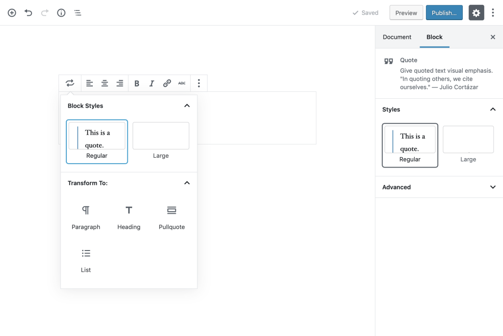 Customizing Gutenberg blocks with block styles – ThemeShaper